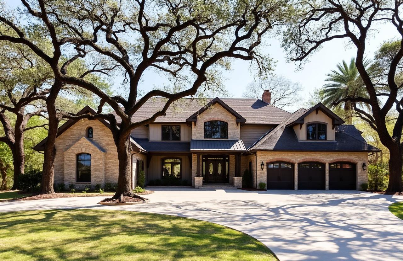 Typical home in Shavano Park, TX